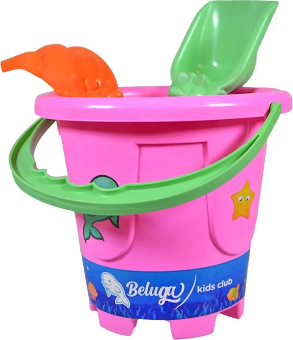 Temel Basic Kids Toy Bucket Set Pink