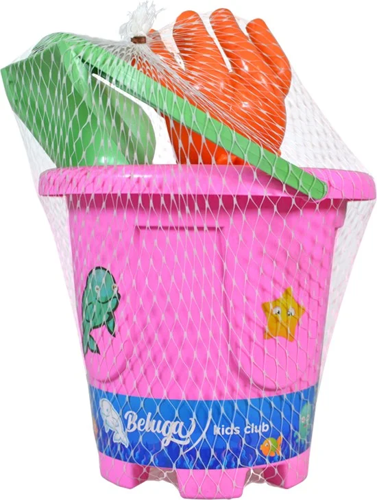 Temel Basic Kids Toy Bucket Set Pink