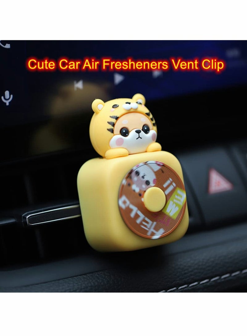 Captaintech Cute Shiba Inu Car Air Freshener Vent Clip - Cartoon Interior Decor & Scents Diffuser for Automotive Decoration - Stylish Perfume Accessory for Your Vehicle - Image 2