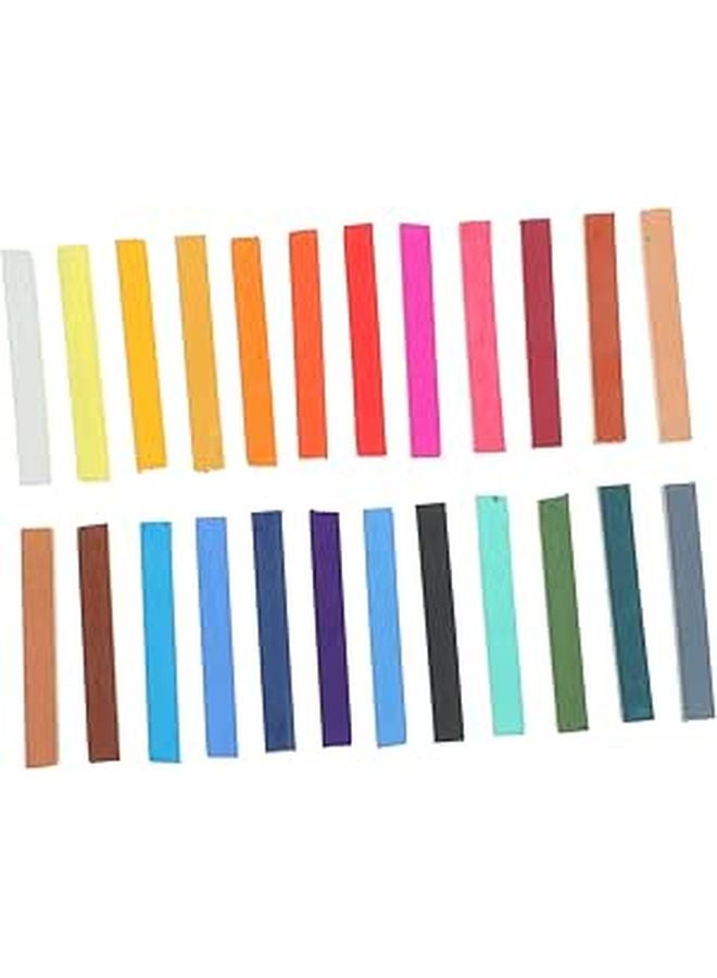 Non Toxic Water Soluble Chalk Sticks 12 Colors Outdoor Sidewalk Art DIY Projects - Image 1