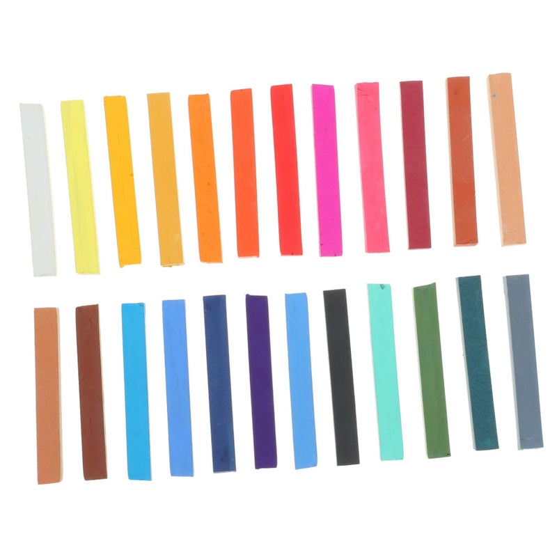Non Toxic Water Soluble Chalk Sticks 12 Colors Outdoor Sidewalk Art DIY Projects - Image 2
