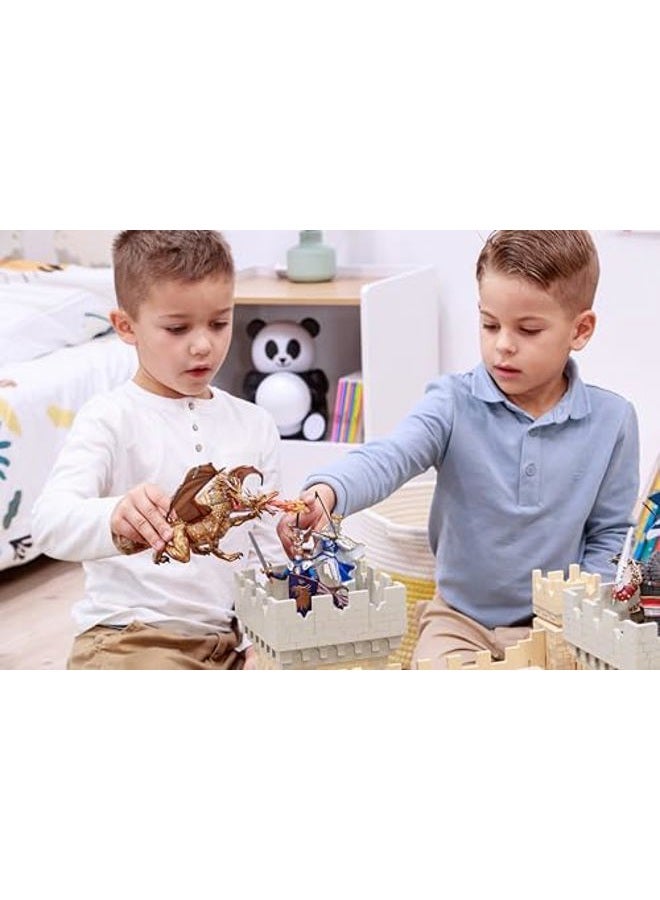Papo Mini 33107 Mini Knights Castle Cardboard Environment, Multicolour - Image 3
