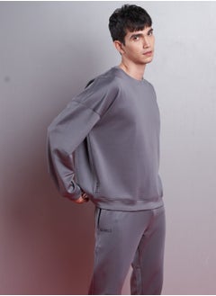 Men's Oversized Full Sleeve T-shirt Spanish Grey - pzsku/Z25CFDBB04E1F26A971D3Z/45/1741521270/4c08f462-e7d8-4220-ae40-5edbc1864ad5