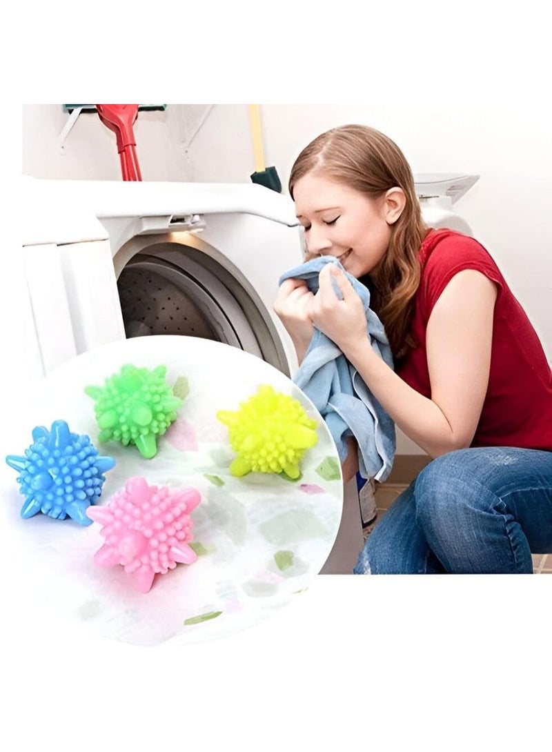 Wonderful Laundry Balls Remove Lint and Tangles Clothes - Multi-Colored Surprise Cleaning Balls - Safe for Laundry and Refresh Clothes(8 pieces) - Image 4