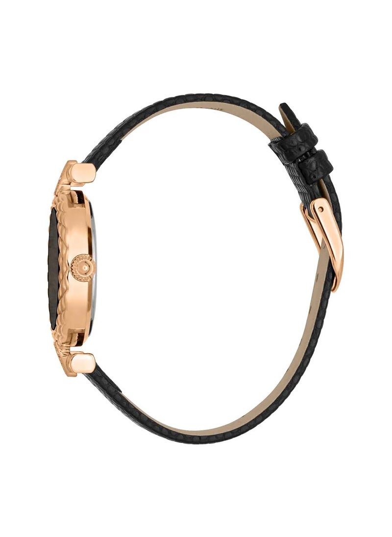 Just Cavalli - Women's Analog Round Shape Leather Wrist Watch JC1L213L0035 - 32 Mm - Image 1