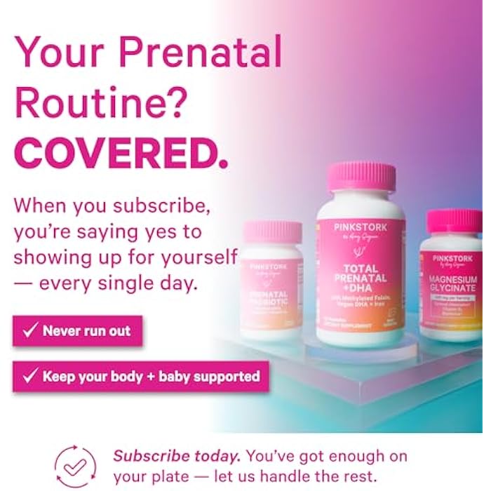Pink Stork Prenatal Probiotics for Women - Vitamin B6, Prebiotics, Morning Sickness, Gut Microbiome, Pregnancy Probiotic, Immune Support, Pregnancy Must Haves - 60 Capsules - Image 4
