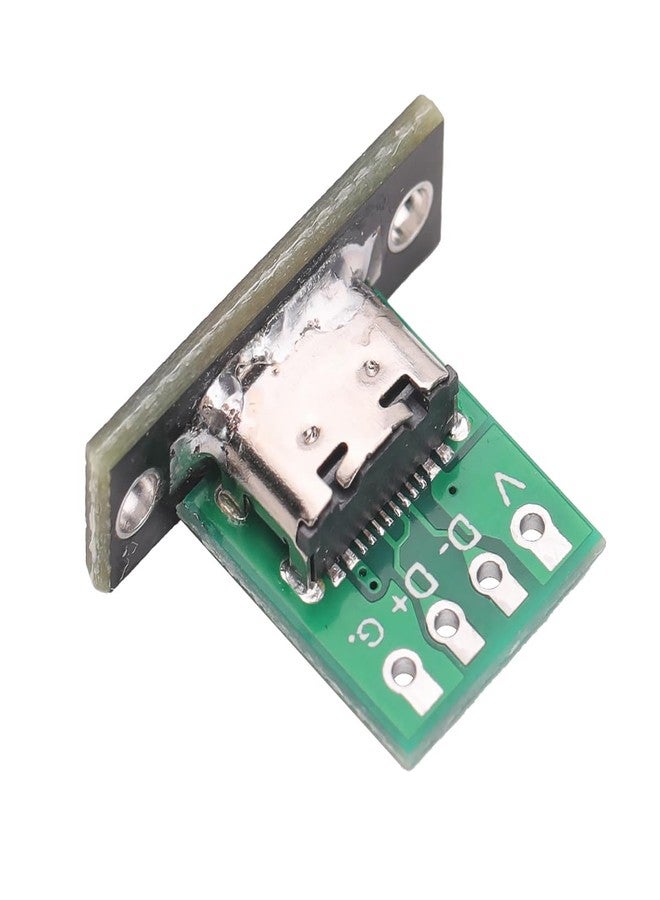 Teansic 10PCS Type C Female Socket Converter Board,USB 3.1 Female Connector with Black Fixing Plate - Image 5