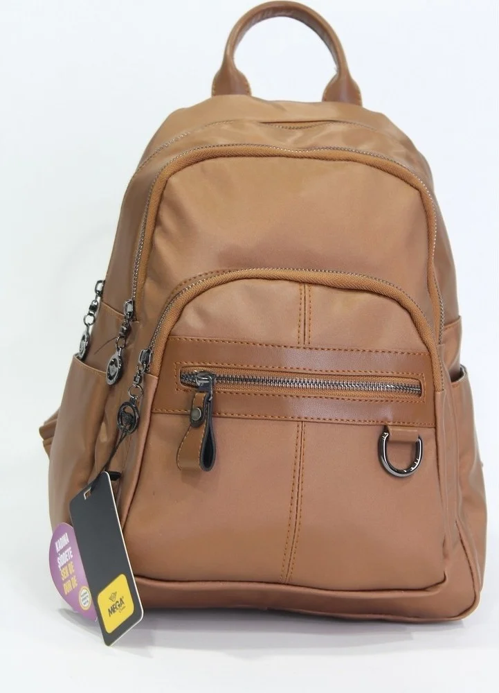 Mega Çanta Mega Bag Mega Satin Leather Women's Backpack