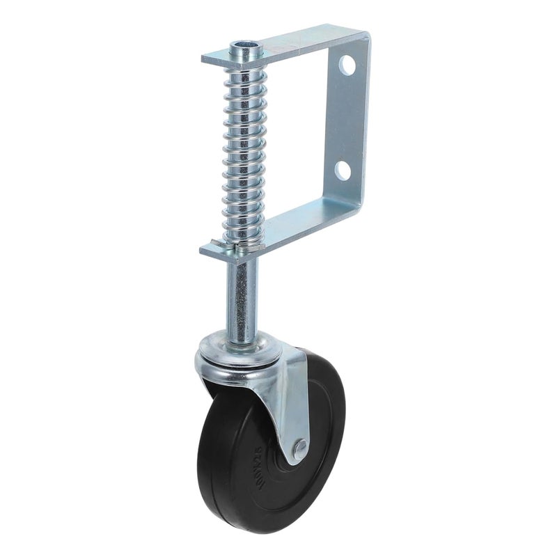 Heavy Duty Spring Loaded Gate Caster Wheel For Wooden Fences Outdoor Gates Easy Installation - Image 1