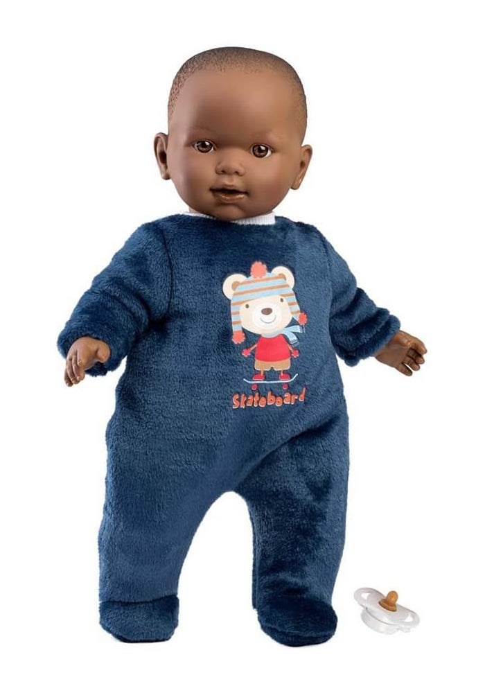 Llorens Doll with Bear Design Pajamas - 42 cm - Image 1