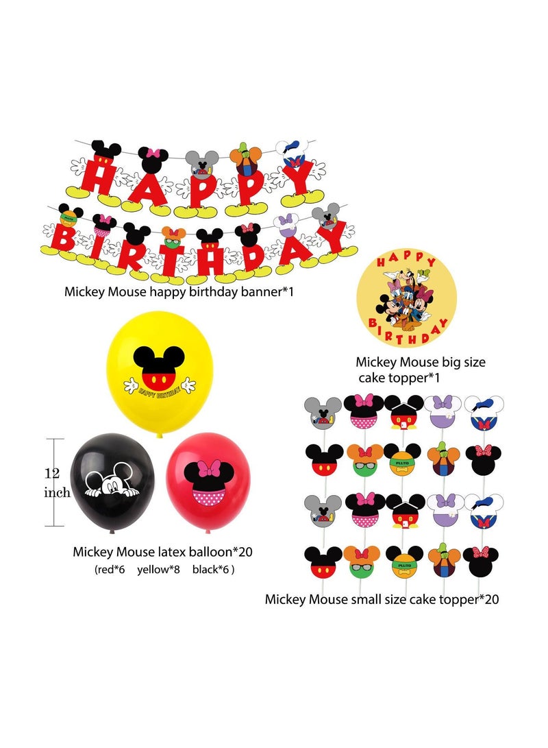 Micky Mouse And Minnie Birthday Party Decorations - Image 2
