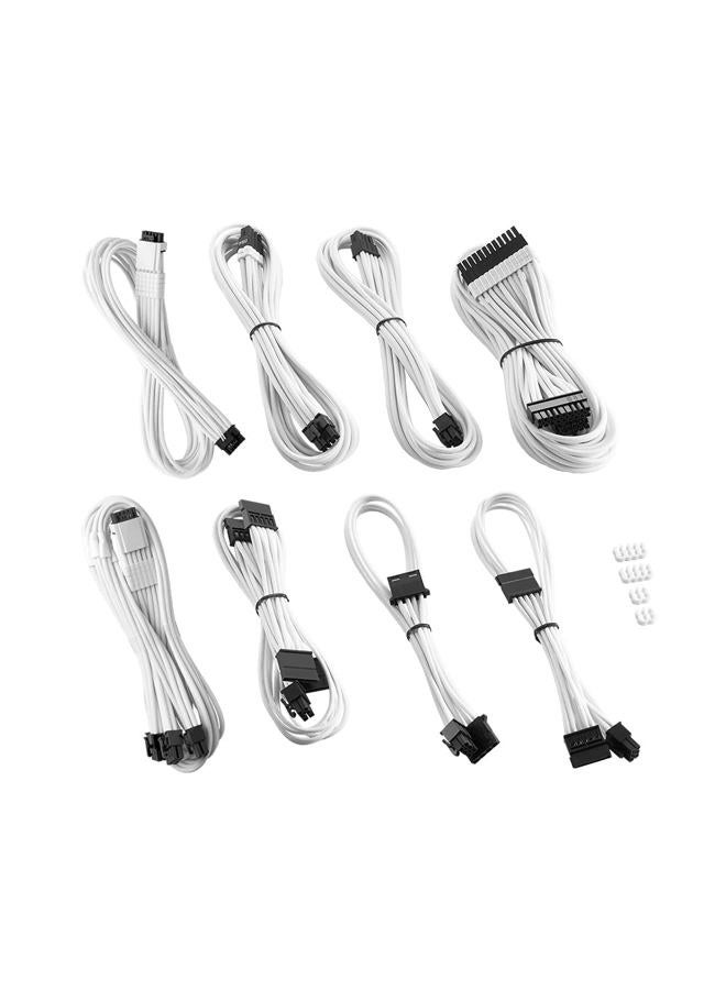 CableMod RT-Series Pro ModMesh Sleeved 12VHPWR StealthSense Dual Cable Kit for ASUS/Seasonic/Phanteks (White) - Image 2