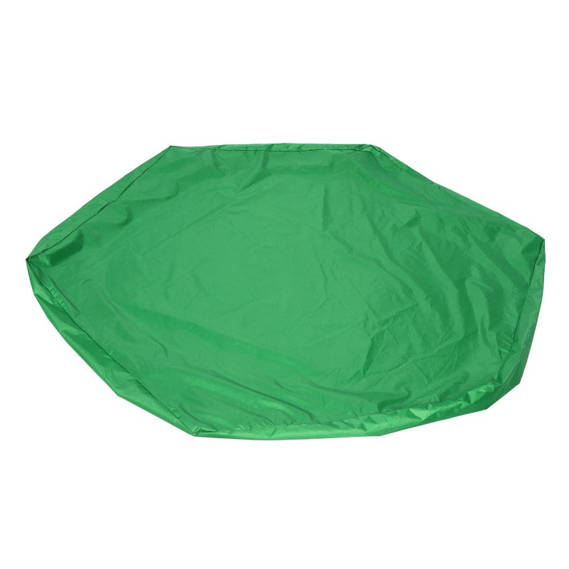 Sand Pit Cover: 190T Silver-Coated Polyester Taffeta, Durable Wear-Resistant Tear-Resistant - Hexagonal Sandbox Cover With Drawstring, Weather-Proof Sun-Proof Dust-Proof for Outdoor Year-Round Sandpit - Image 3