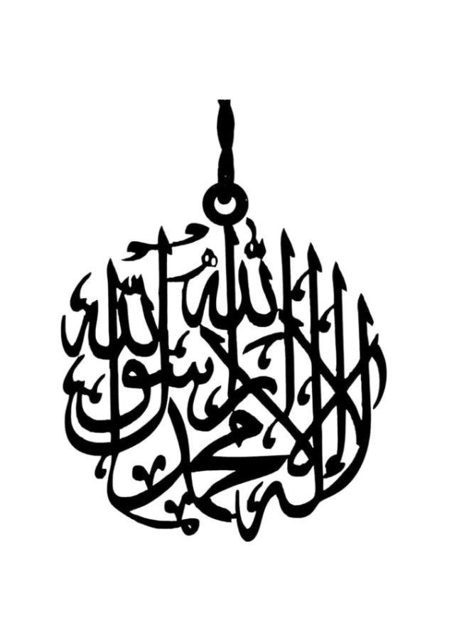 Acrylic Allah Ornament for Rear View Mirror, Muslim Car Interior Decoration, Arabic Calligraphy Car Hanging Accessory | Spiritual Gift for Men & Women - Image 4