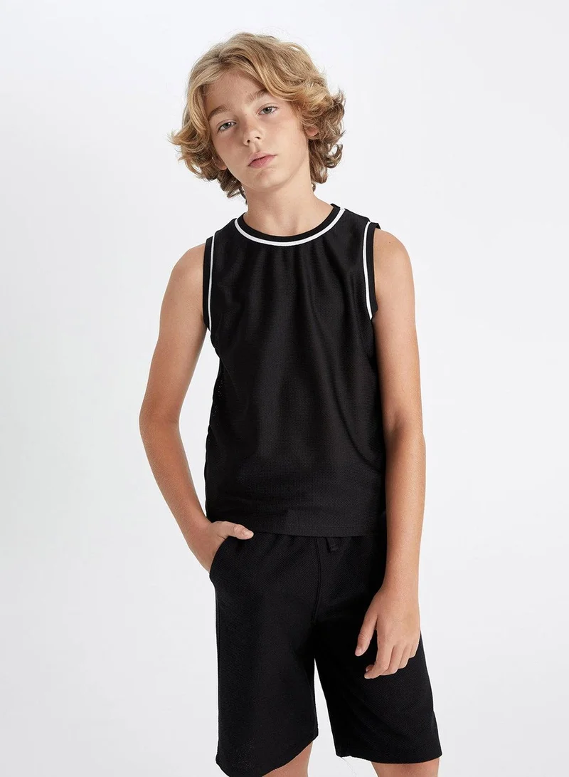 ديفاكتو صدرية بياقة دائرية