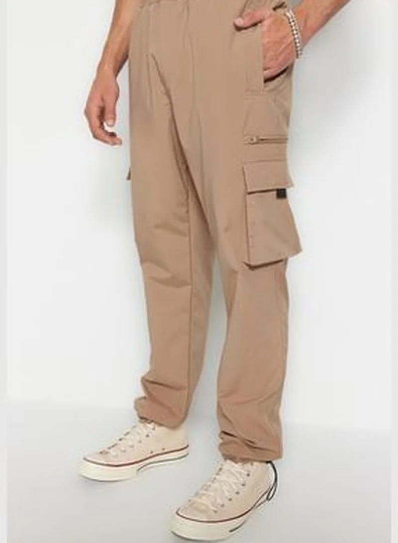 trendyol Mink Men's Joggers Technical Fabric Trousers TMMNSS23PL00028