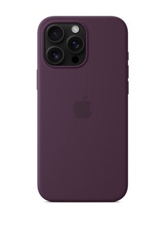 Exotic Silicone Magsafe Case for iPhone 16 Pro Purple- Support Wireless Charging Premium Quality Design 6.86 inch  - Image 2