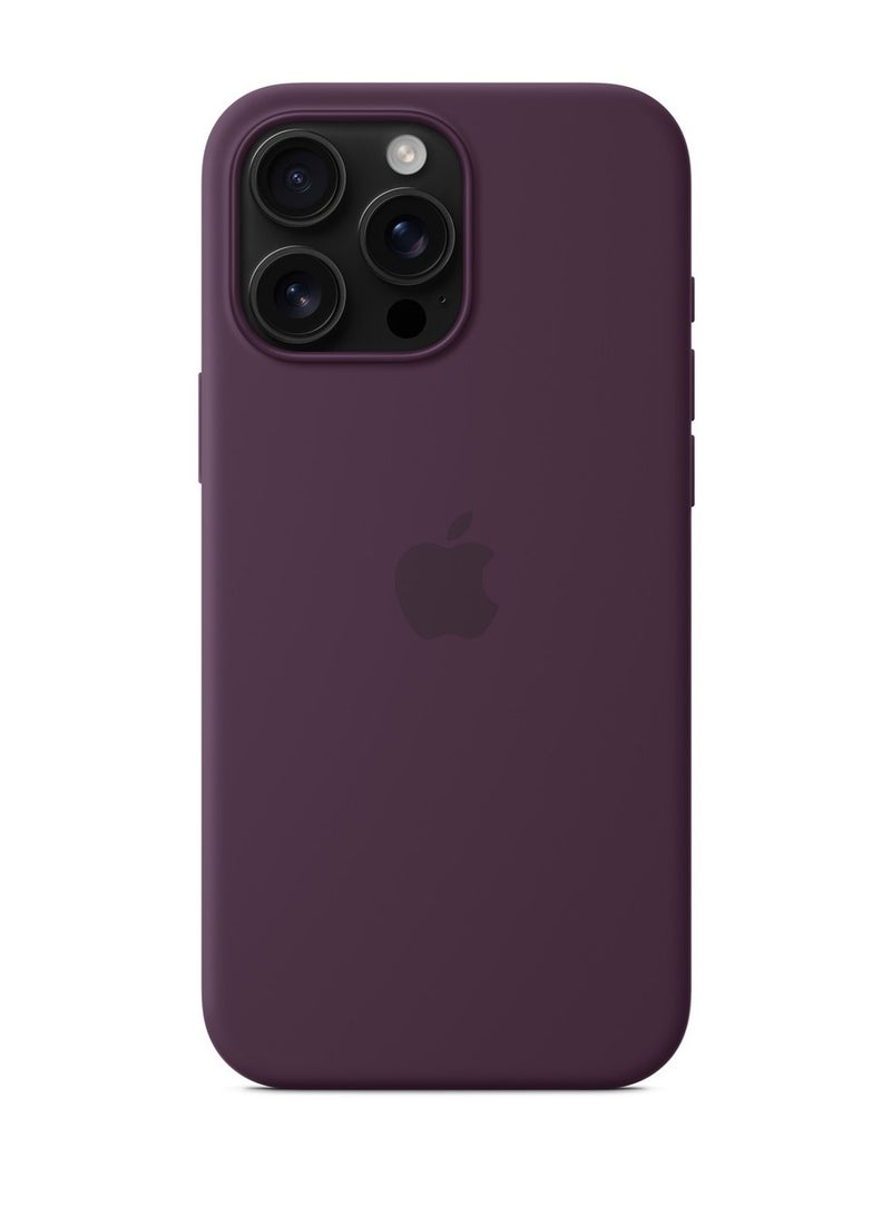 Exotic Silicone Magsafe Case for iPhone 16 Pro Purple- Support Wireless Charging Premium Quality Design 6.86 inch - Image 2