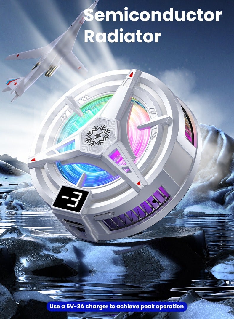 General Can turn off the light to freeze the mobile phone radiator semiconductor refrigeration magnetic suction  - Image 2