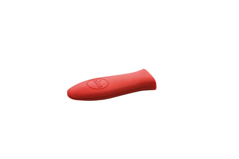 Lodge Silicone Mini Hot Handle Holder - Dishwasher Safe Mini Hot Handle Holder Designed for Lodge Cast Iron Skillets 8 Inches or Smaller w/Keyhole Handle - Reusable Heat Protection Up to 500Â° - Red - Image 1