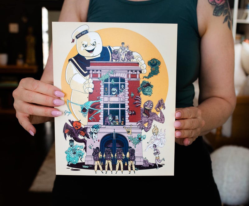 جوست باسترز Ghostbusters 2 8x10 Art Print by Fredrik Eden (Nerd Block Exclusive) - Image 2