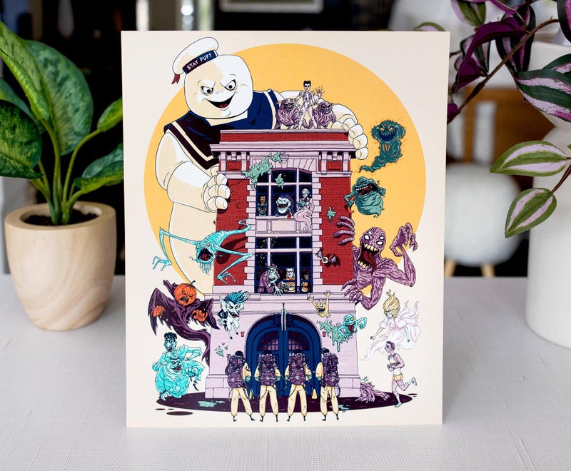 جوست باسترز Ghostbusters 2 8x10 Art Print by Fredrik Eden (Nerd Block Exclusive) - Image 1