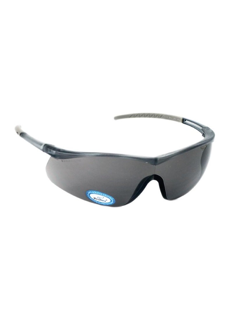 Vaultex Uv Protection Anti Scratch Resistant Safety Goggles Working Eye Protection Spectacles Grey Lens 