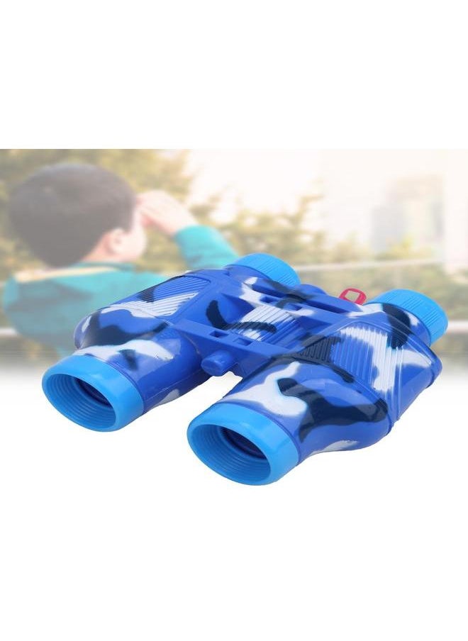 NIBEMINENT Toy Military Telescope Compass Set Plastic Binoculars Outdoor Toys for Children(Blue )  - Image 5