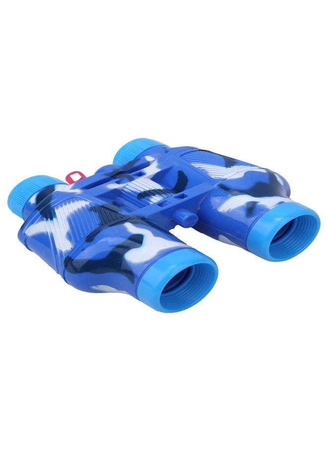 NIBEMINENT Toy Military Telescope Compass Set Plastic Binoculars Outdoor Toys for Children(Blue )  - Image 2