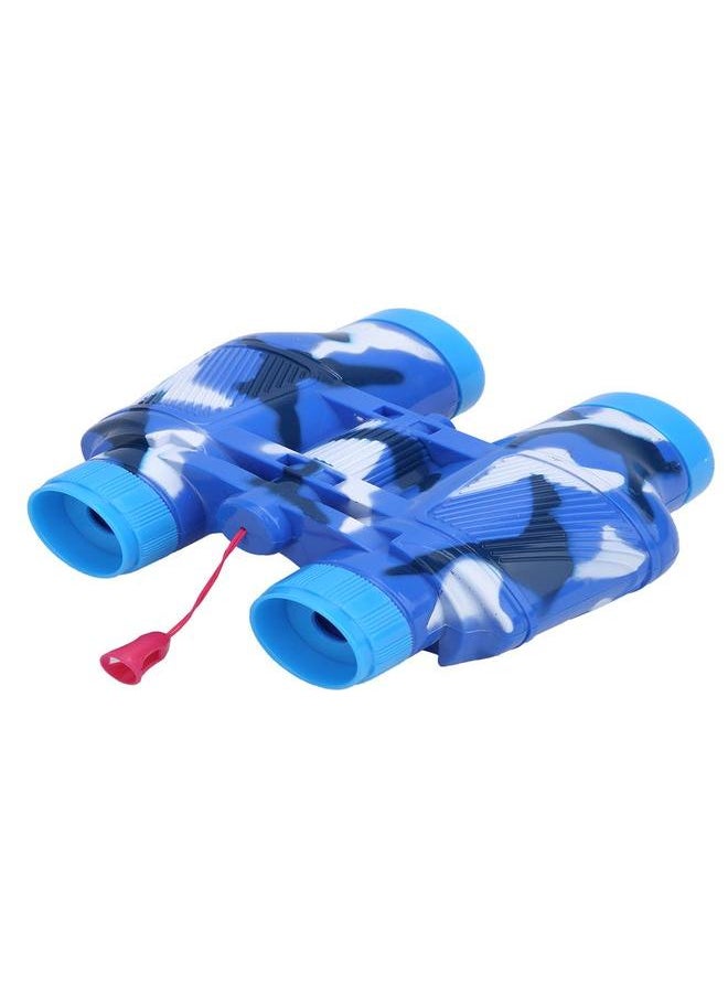 NIBEMINENT Toy Military Telescope Compass Set Plastic Binoculars Outdoor Toys for Children(Blue )  - Image 4