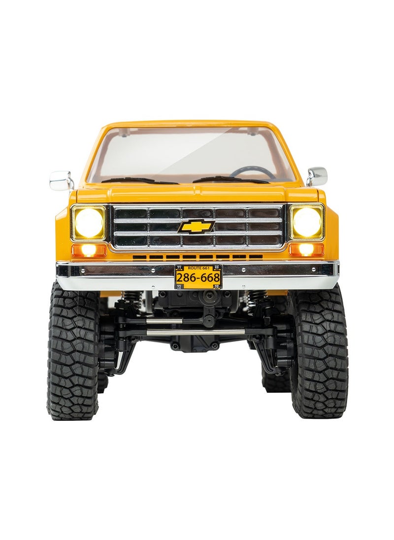 FMS K10 1/18 Chevy Licensed RTR FCX18 Micro Rock Crawler (Yellow)  - Image 2