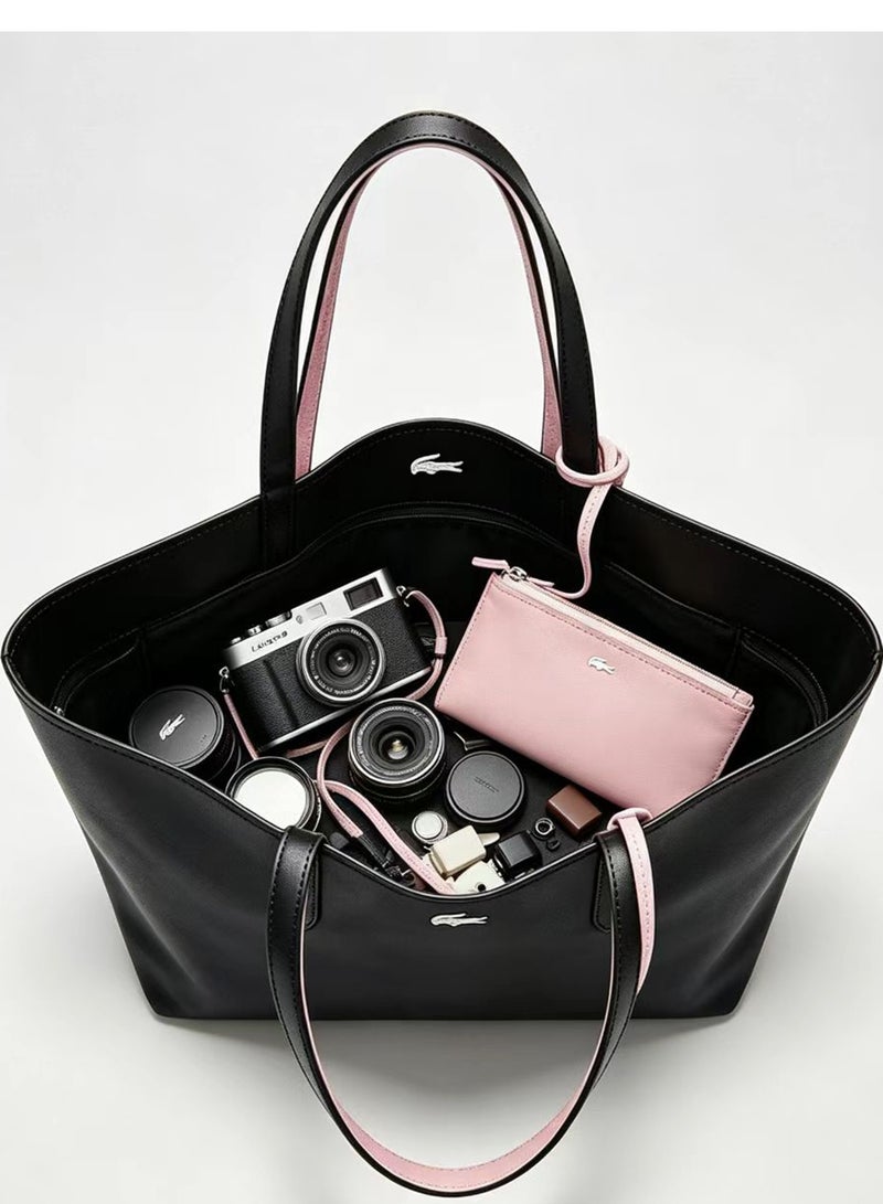 LACOSTE Women's Double sided Two tone Large Capacity Handbag/Bags Camera Bag Fashionable and Versatile - Image 5