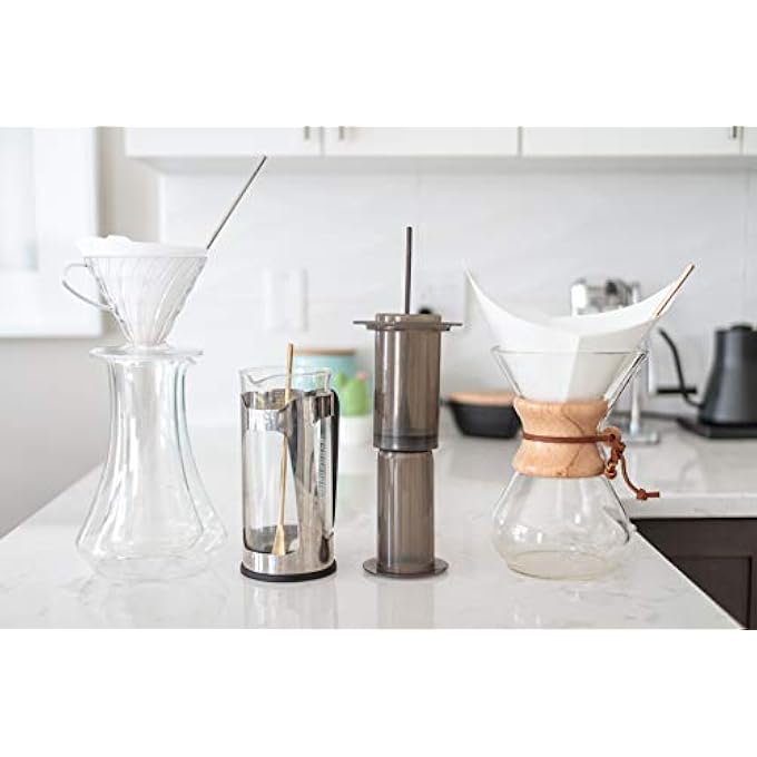 Kruve MultiPurpose Coffee Brew Stick Use To Agitate Grounds During The Brew Process When Making Pour Over French Press Or Other Brew Method 85 Inch Stainless Steel Silver - Image 4