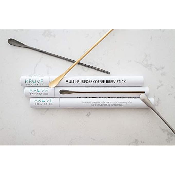 Kruve MultiPurpose Coffee Brew Stick Use To Agitate Grounds During The Brew Process When Making Pour Over French Press Or Other Brew Method 85 Inch Stainless Steel Silver - Image 3