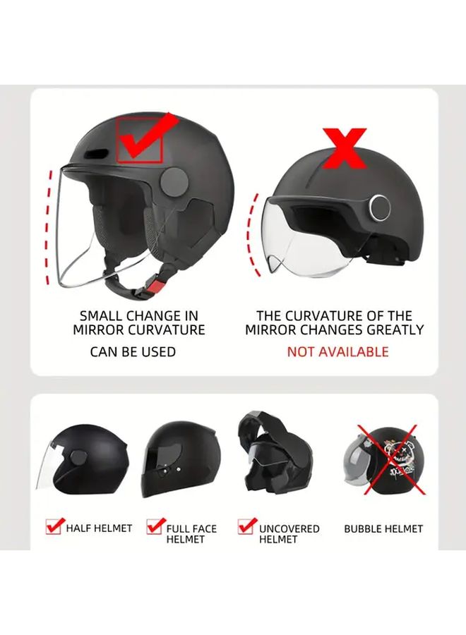 1pc Anti Fog Film For Motorcycle Helmet Clear Vision Rainproof Durable Scratch Resistant - Image 3