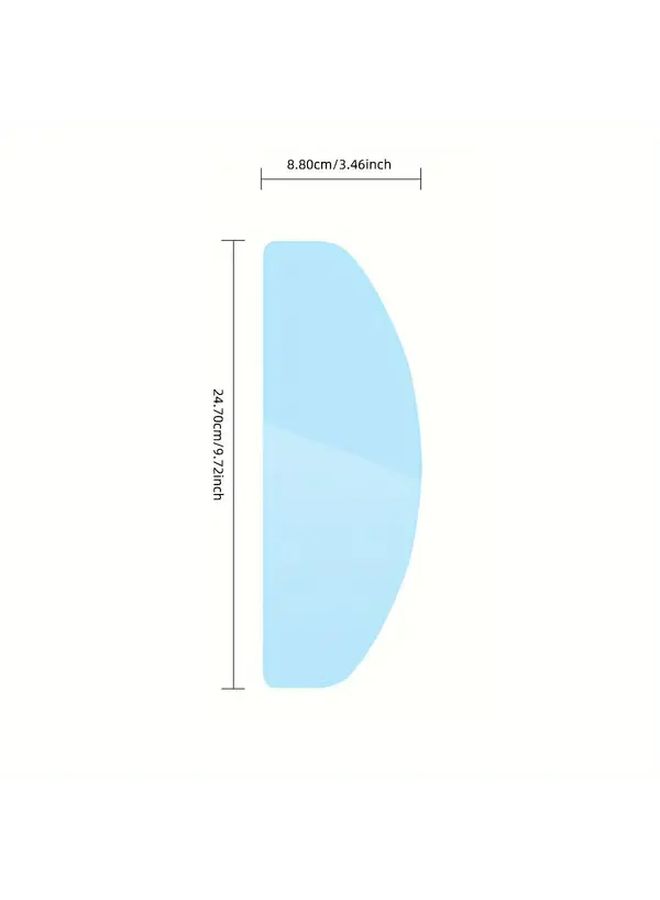 1pc Anti Fog Film For Motorcycle Helmet Clear Vision Rainproof Durable Scratch Resistant - Image 2