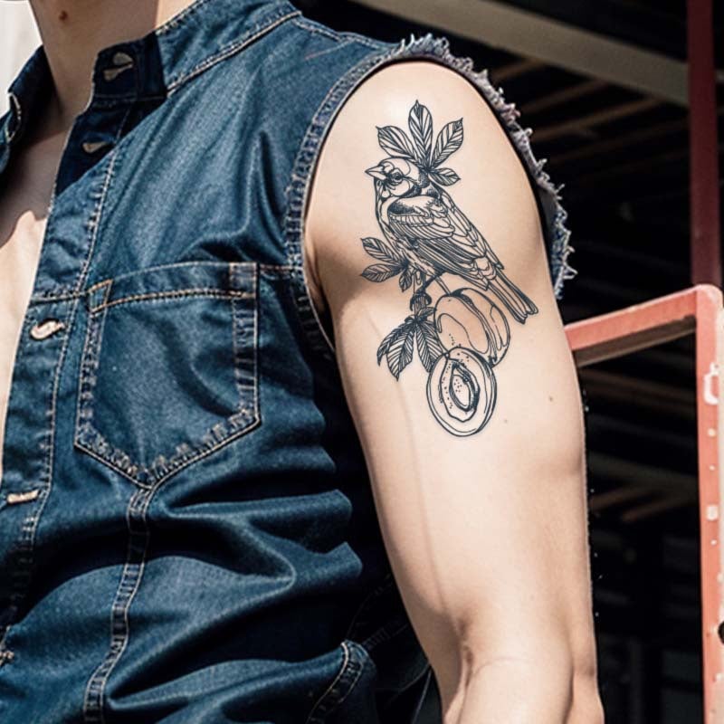 Herbal Tattoo Sticker Diablo Flower Arm Juice Female Male Semi-permanent Color-developing No Reflective Wash No Waterproof and Long-lasting - Image 3