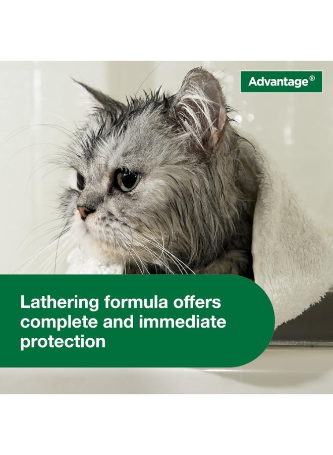 Advantage Cat Flea & Tick Shampoo for Kittens & Adult Cats | Kills Fleas & Ticks | 8 oz. - Image 3