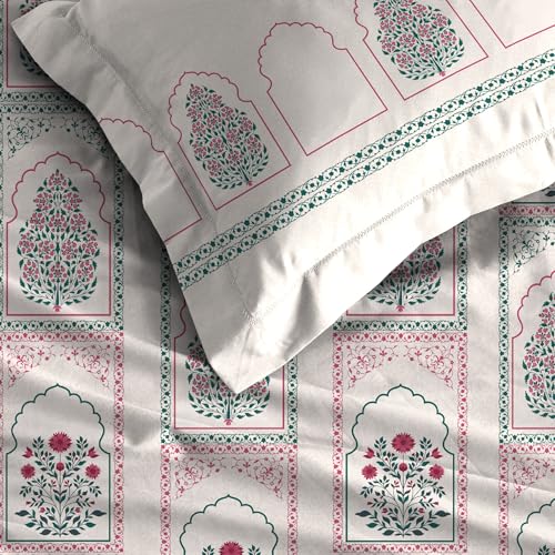 MYTRIDENT Celebration Bedsheet Gifting Collection Double Size - Mehira Pink - Image 4