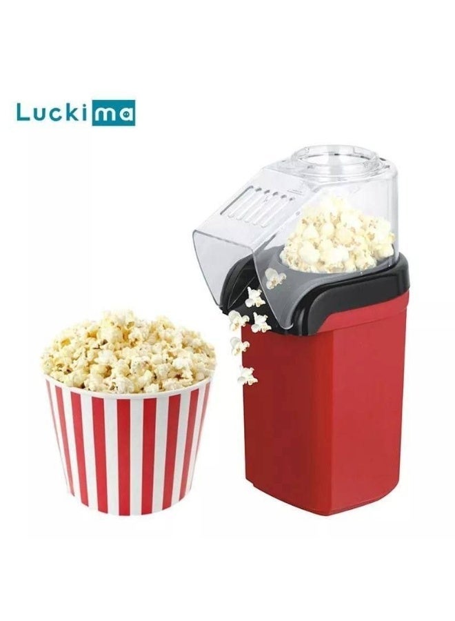 MINI Fast Hot Air Popcorn Popper Machine No Oil Popcorn MakerIdeal for Watching Movies and Holding Parties in Home Healthy Hot Air Popcorn Popper multi coloer - Image 1