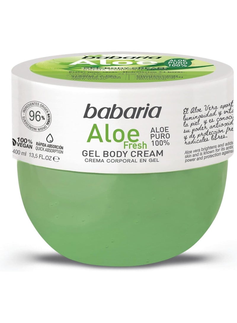 Babaria Body Cream Aloe Fresh 400ml - Image 1