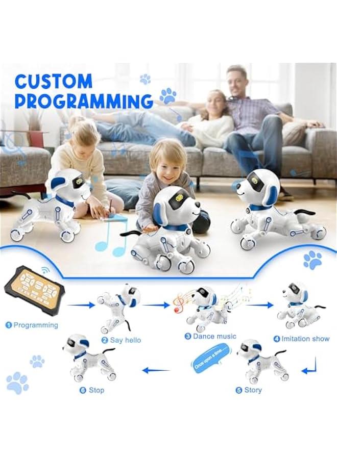 Robot Dog for Kids 8-12, Remote Control Smart Robotic Pets That Acts Like a Real Dogs Touch Interactive Walking Talking Barking Toys for Girls Boys Toddler, Gifts for 4 5 6 7 8 12 Years Old - Image 3