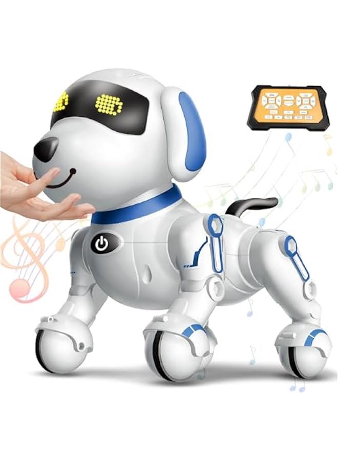 Robot Dog for Kids 8-12, Remote Control Smart Robotic Pets That Acts Like a Real Dogs Touch Interactive Walking Talking Barking Toys for Girls Boys Toddler, Gifts for 4 5 6 7 8 12 Years Old - Image 1