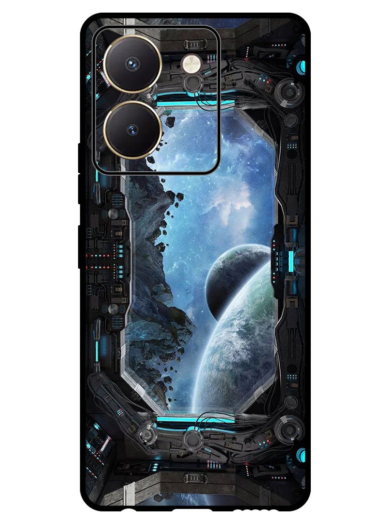 Theodor Protective Case Anti Scratch Shock Proof Bumper Cover For Vivo Y77t Space View - Image 1