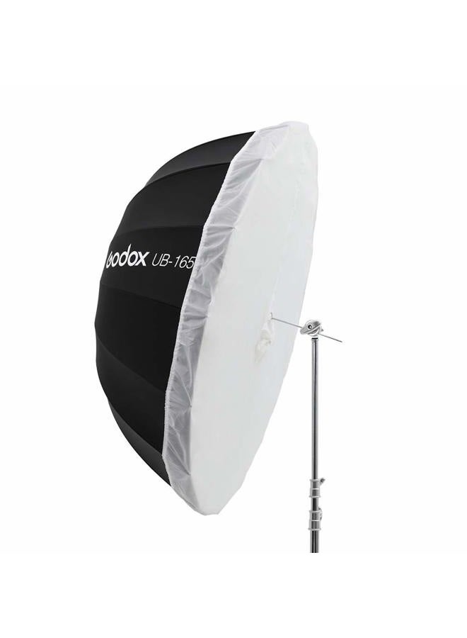 Godox Godox UB-165W 65in 165cm Parabolic Inner White Reflec Umbrella Studio Light Umbrella with Diffuser Cover Cloth(UB-165W) - Image 5