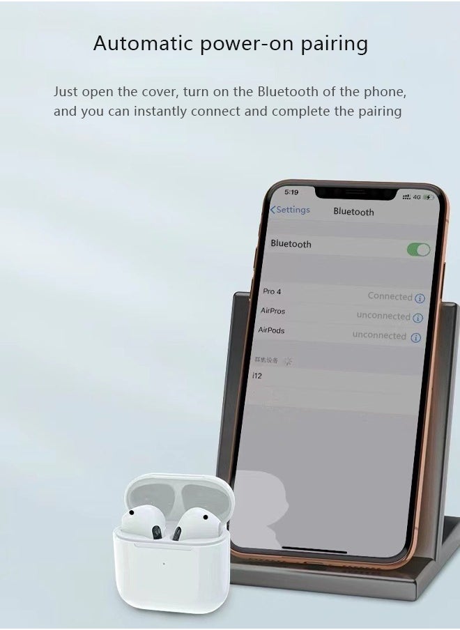 Generic - Pro4 Fourth Generation Bluetooth Headset True Wireless Open Cover Connection - Image 1