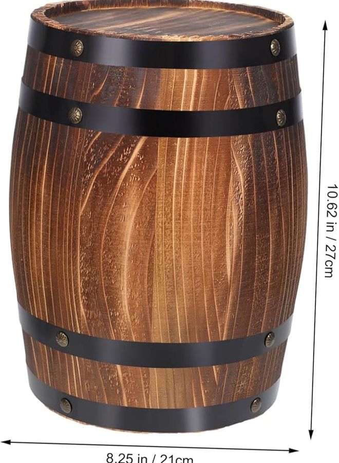 Vintage Wood Wine Barrel Decor For Home Bars Restaurants And Living Spaces - Image 3