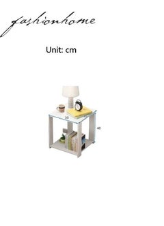 fashionhome Bedside Table Simple Modern Small Mini Storage Cabinet  - Image 3