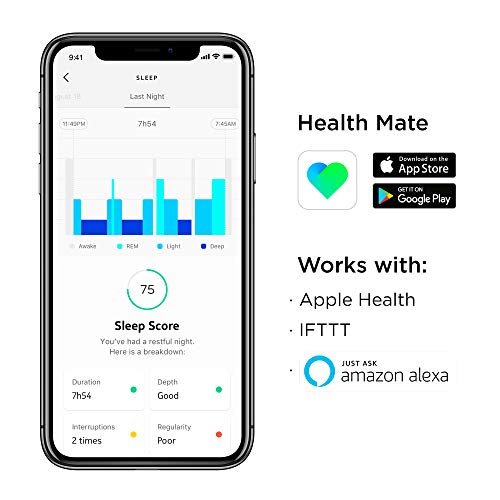 Withings ويثينغز سليب - وسادة تتبع النوم تحت المرتبة مع تحليل دورة النوم - Image 2