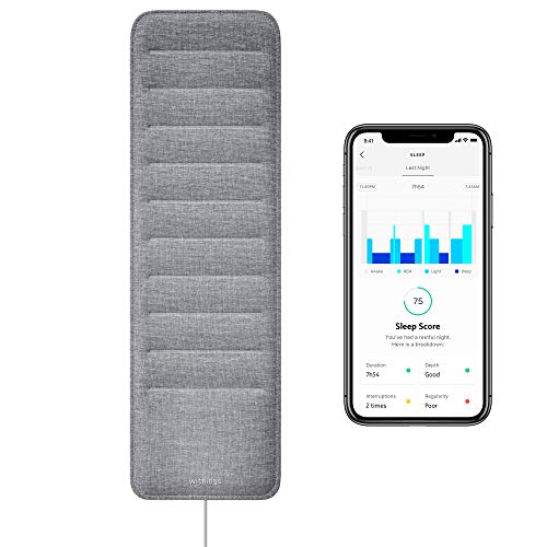 Withings ويثينغز سليب - وسادة تتبع النوم تحت المرتبة مع تحليل دورة النوم - Image 1